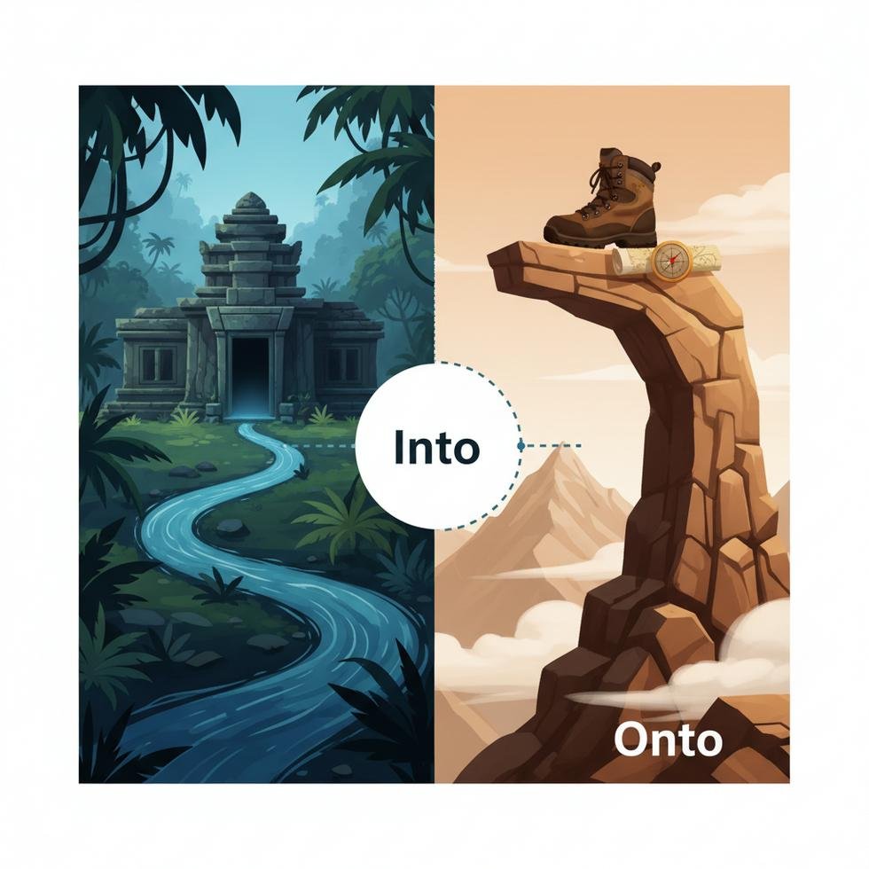 Into ve Onto arasındaki farkların anlatıldığı eğitim içeriği görseli