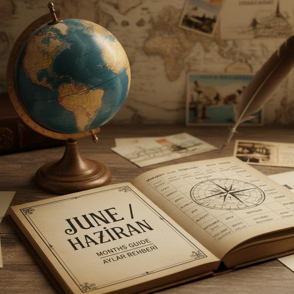 June ayının İngilizce telaffuzu ve Haziran karşılığı