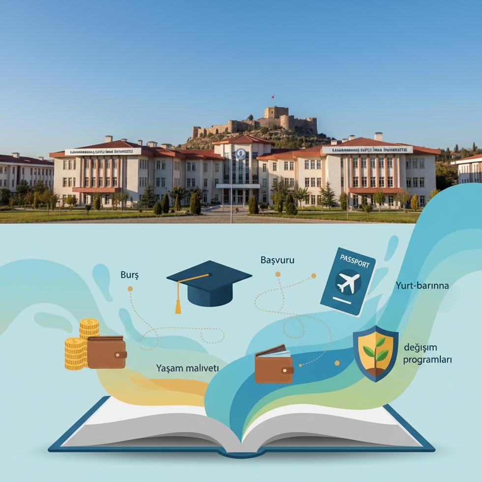 Kahramanmaraş üniversite kampüslerinden genel görünüm