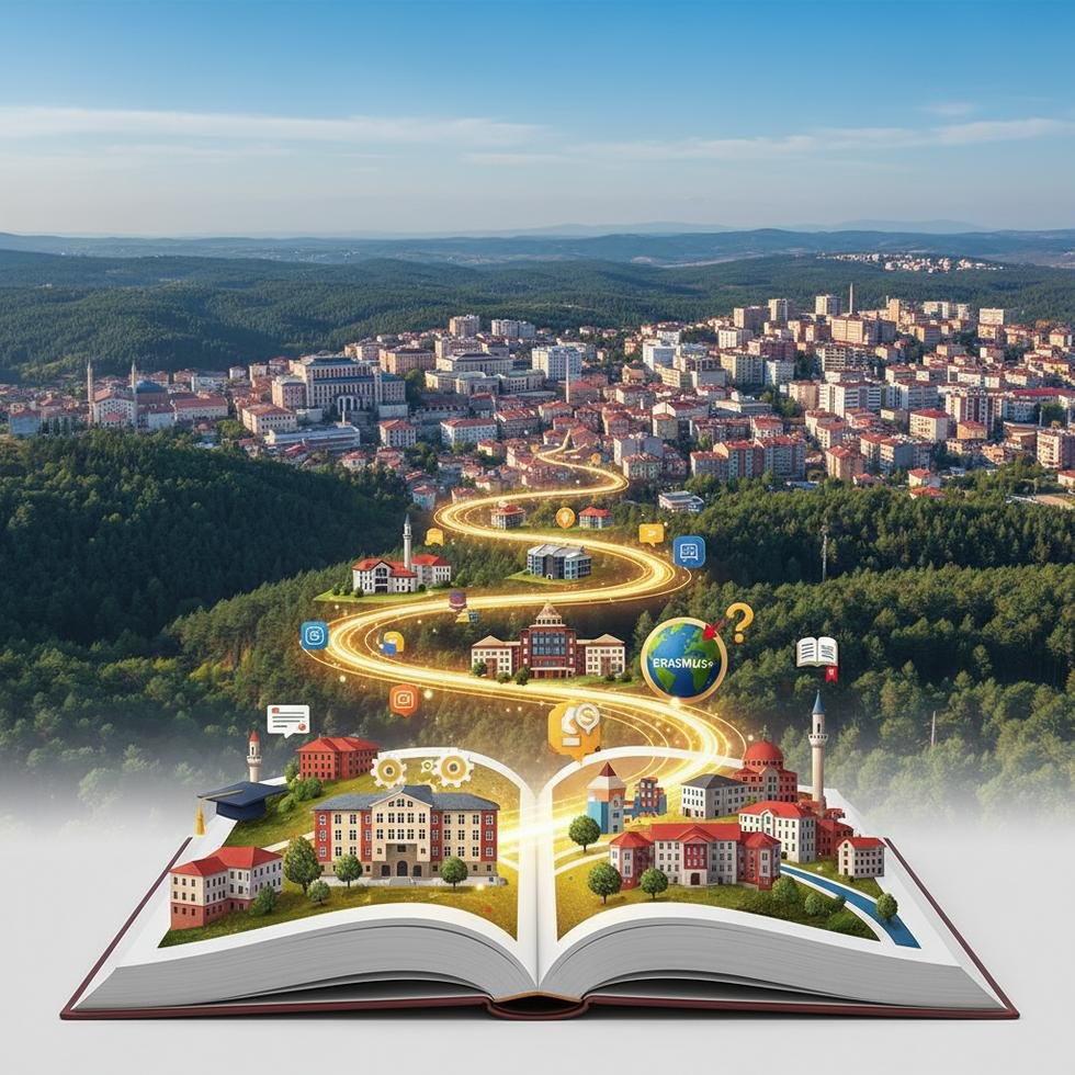 Kastamonu üniversite kampüslerinde öğrenciler ve doğal çevre