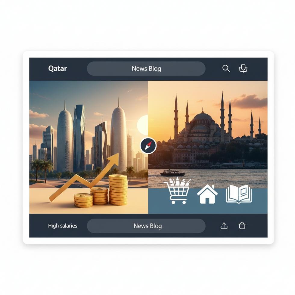 Katar ve Türkiye hayat maliyeti ve maaş karşılaştırması