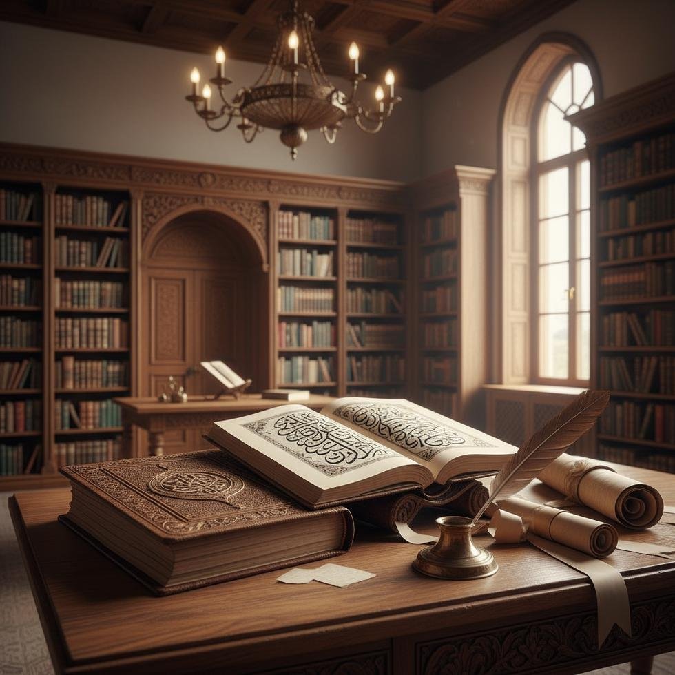 Kütüphanede Türk hattatlığı ile ilgili bir etkinlik