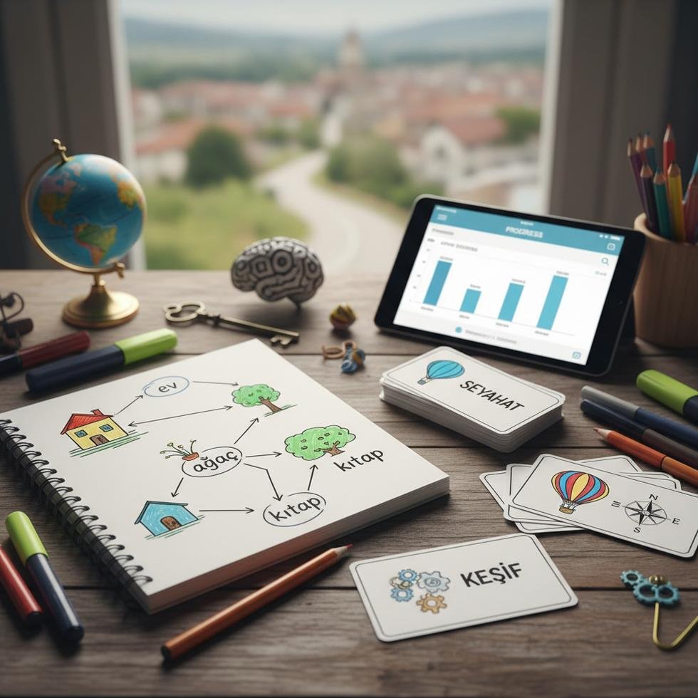 Kelime öğrenme sürecinde kullanılan görselleştirme yöntemleri