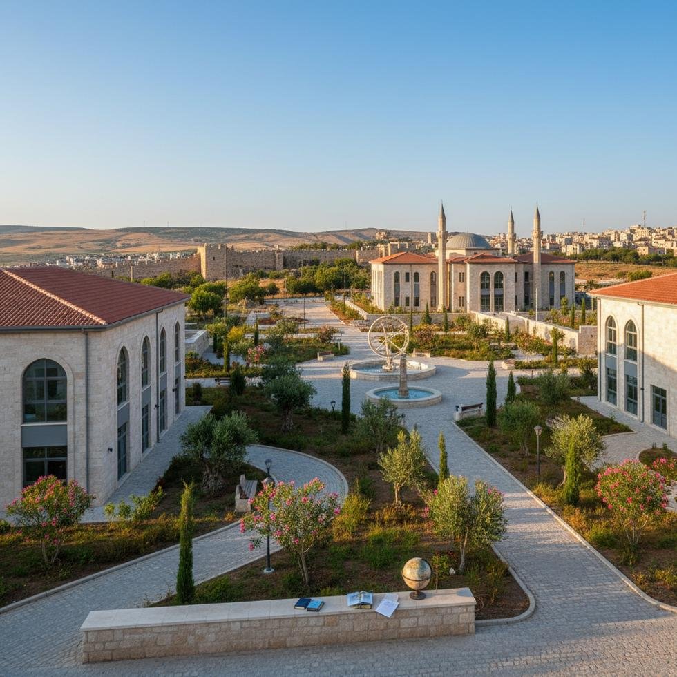 Kilis 7 Aralık Üniversitesi kampüsü ve öğrenciler