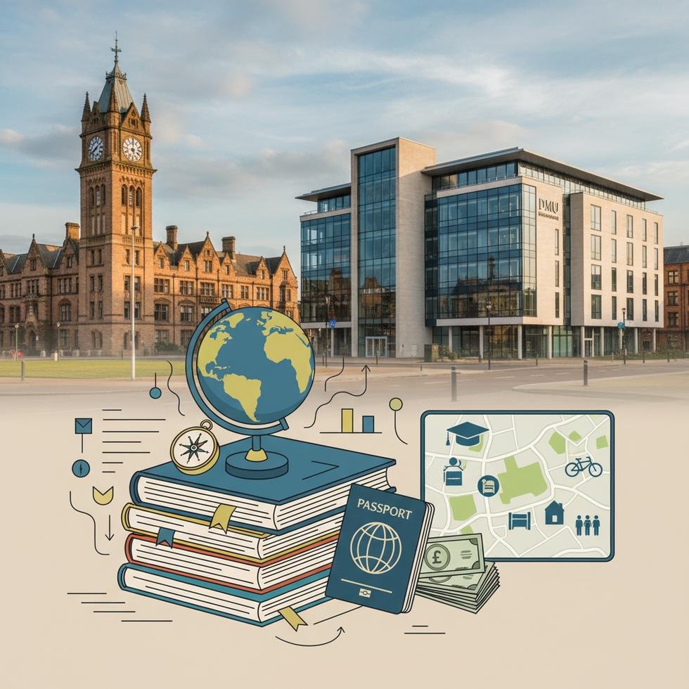 Leicester üniversitelerinin kampüslerinden biri