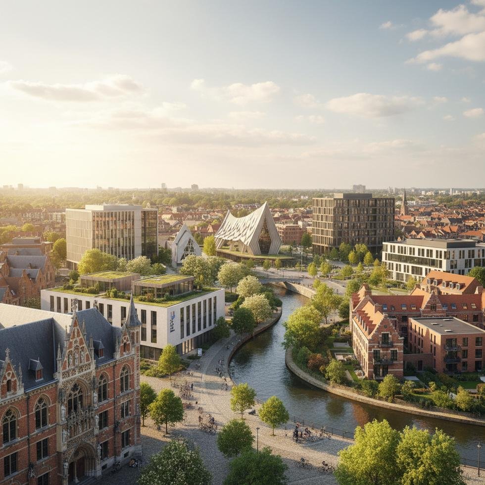 Leuven’de eğitim veren üniversite kampüsleri