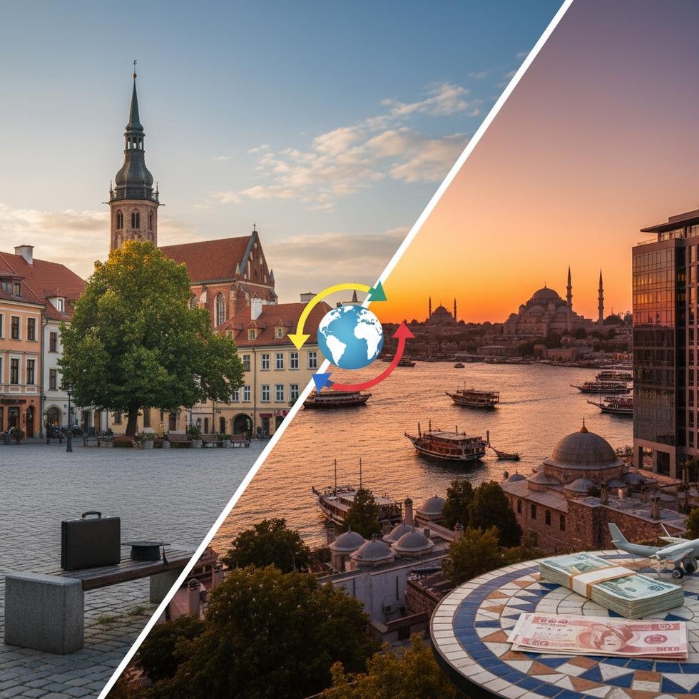 Litvanya ve Türkiye yaşam, maliyet ve kariyer karşılaştırması