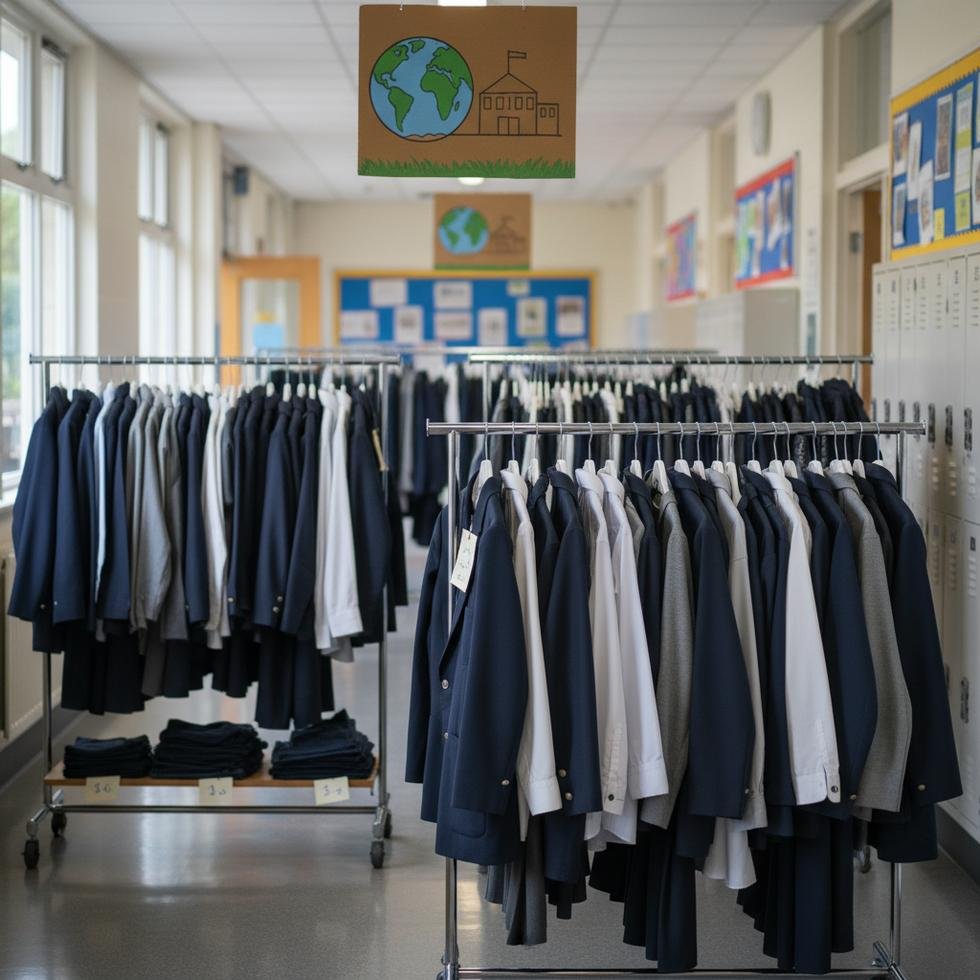 Yeniden kullanıma sunulan okul üniformaları