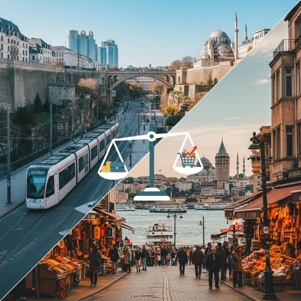 Lüksemburg ve Türkiye kariyer, maaş ve yaşam karşılaştırması temalı görsel