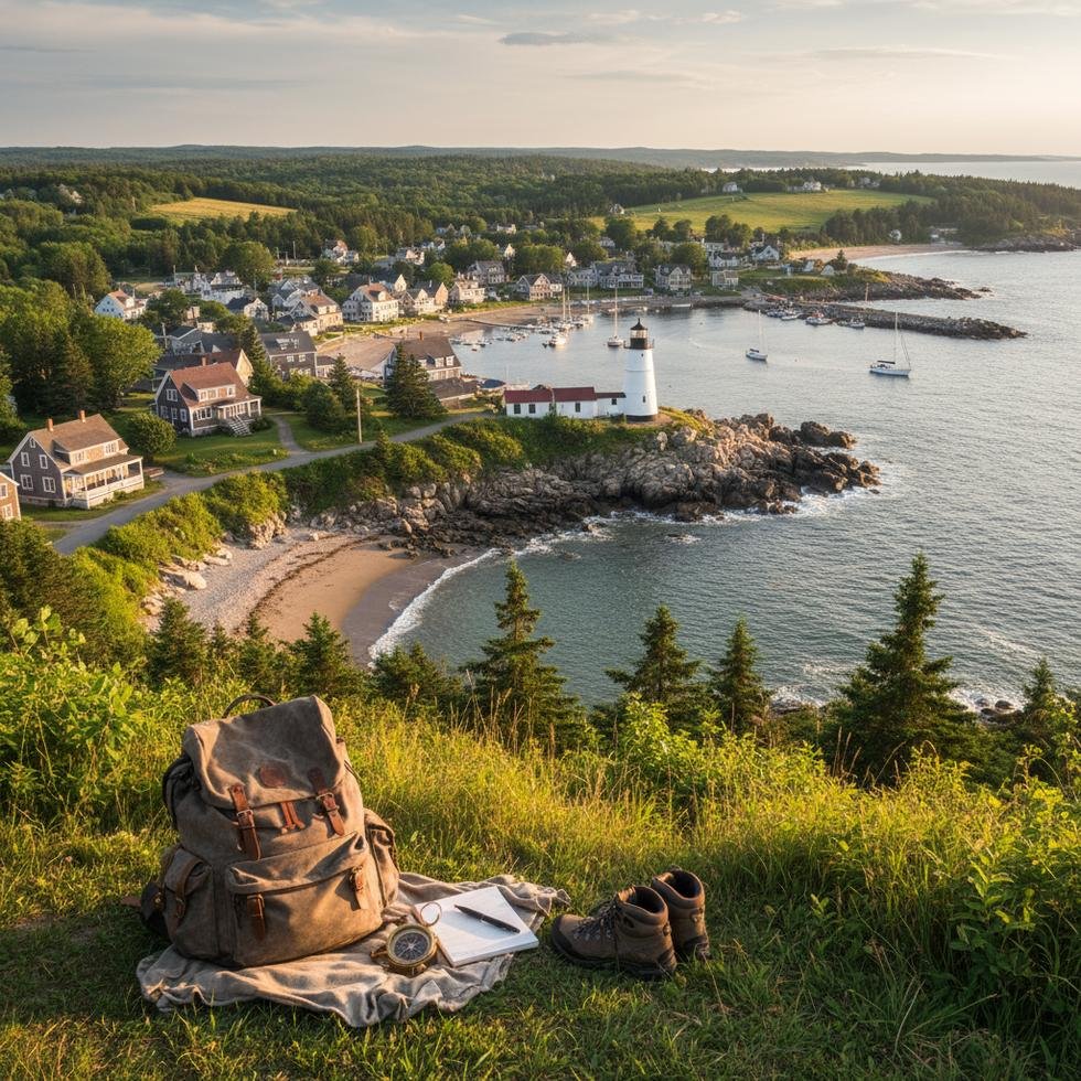 Maine eyaletinde Work and Travel programı için popüler şehirler ve doğa manzarası