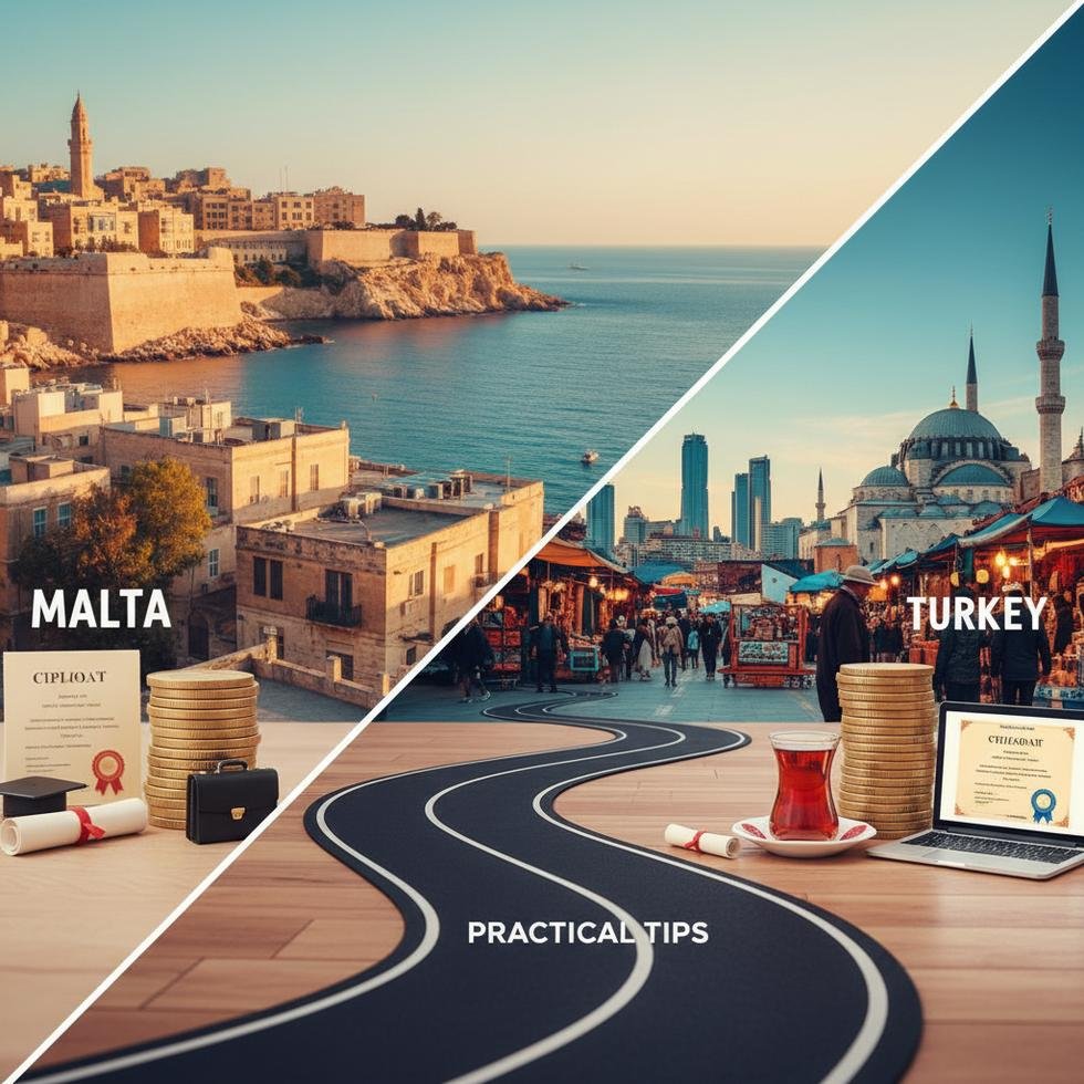 Malta ve Türkiye'de yaşam maliyeti ve kariyer karşılaştırması