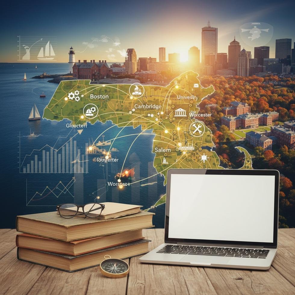 Massachusetts eyaletinde Work and Travel programı için popüler şehirler ve işler