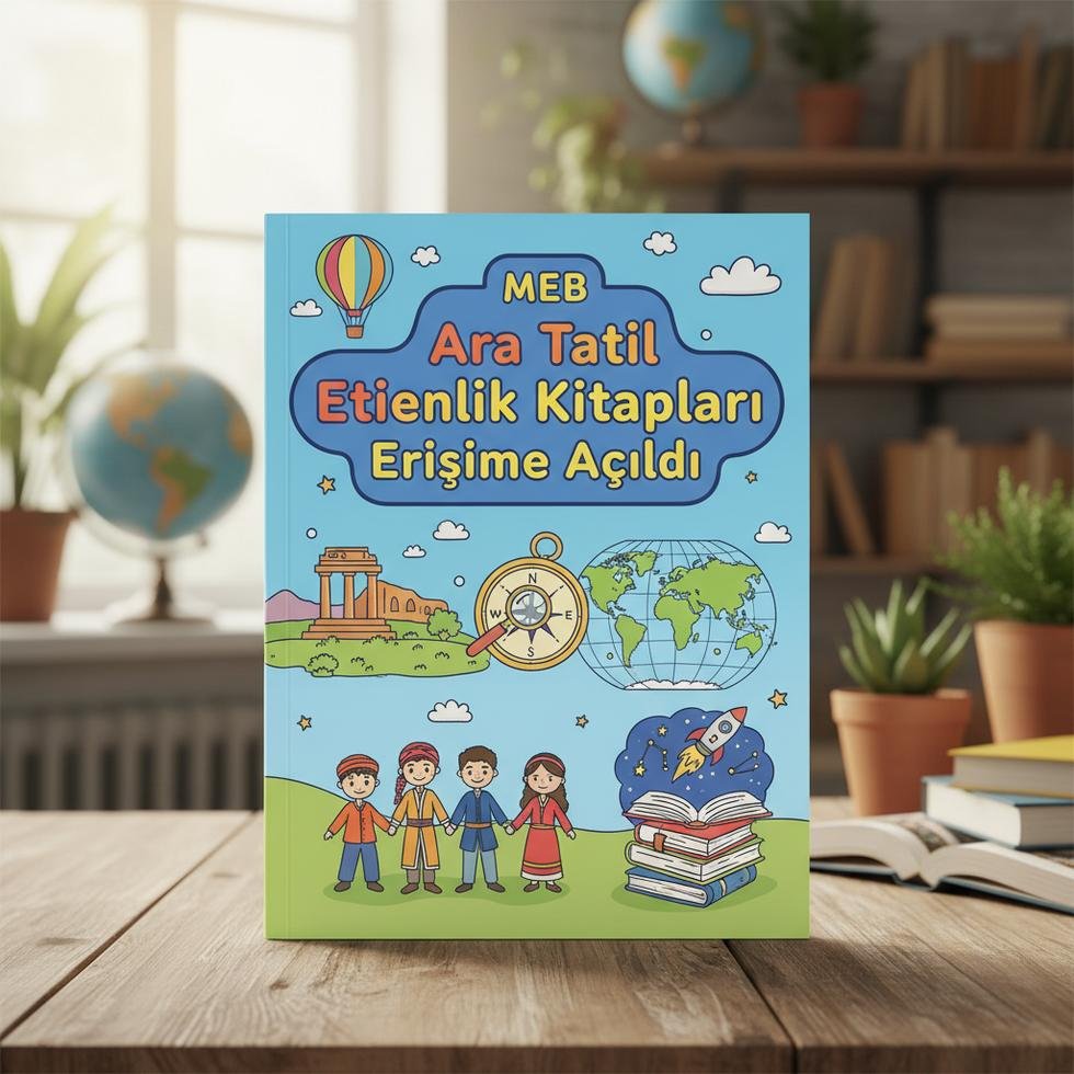 Renkli etkinlik kitaplarının kapağı