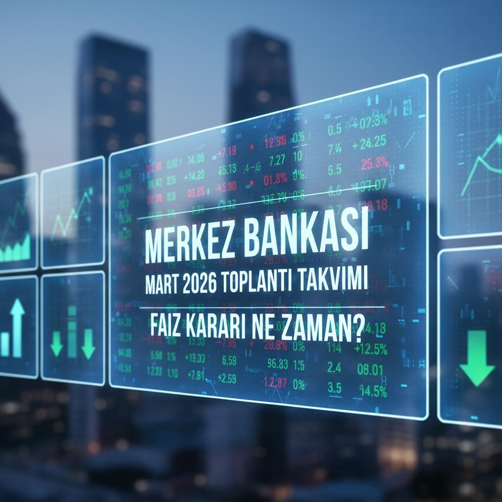 Döviz kuru ve borsa ekranı