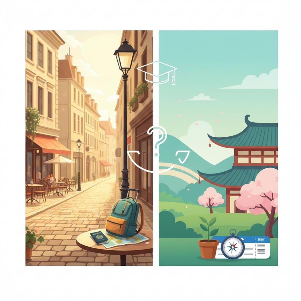 Mezuniyet sonrası karar verme süreciyle ilgili rehber görseli