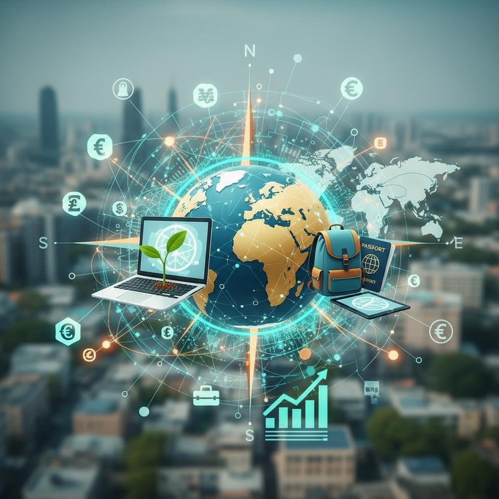 Mezunlar için freelance ve startup rehberi güncel trendler infografik