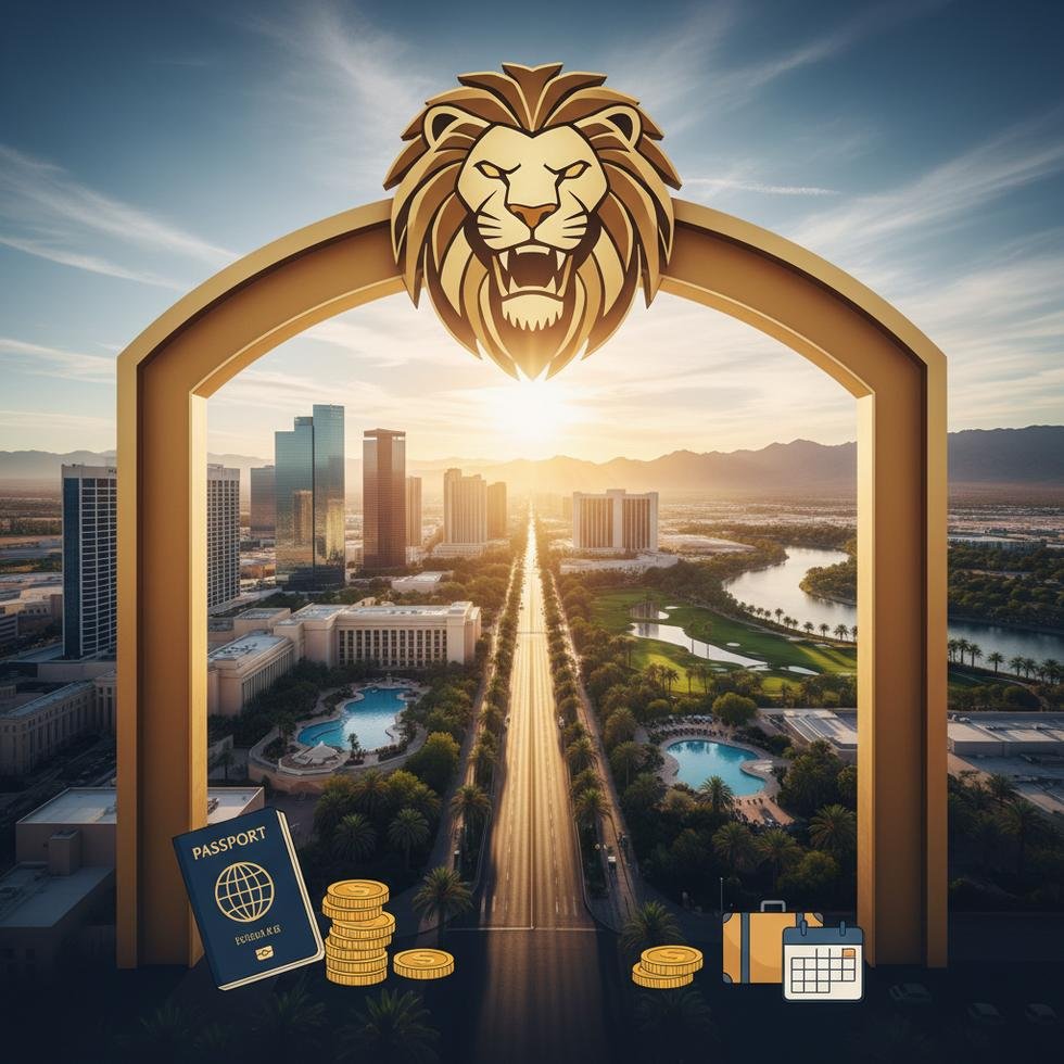 MGM Resorts Work and Travel programı için otel ve çalışan görüntüsü