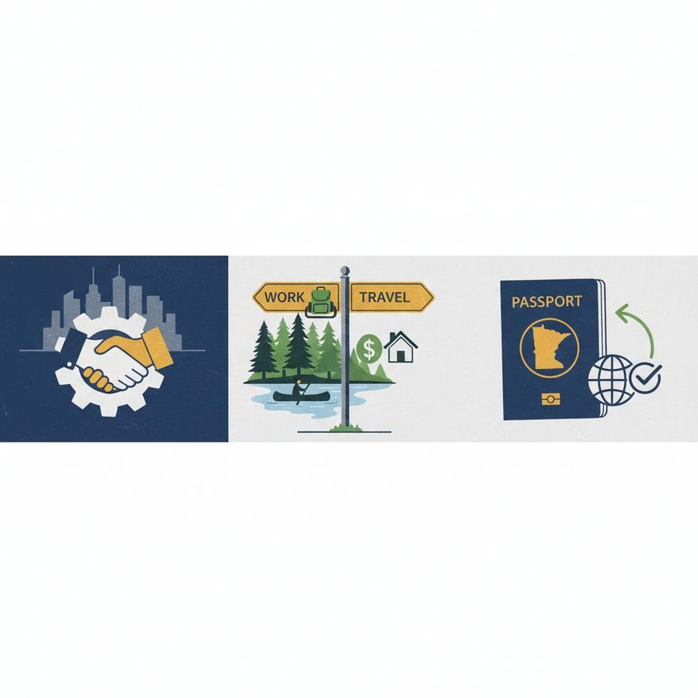 Minnesota doğası ve şehir hayatı, Work and Travel deneyimi için uygun ortam
