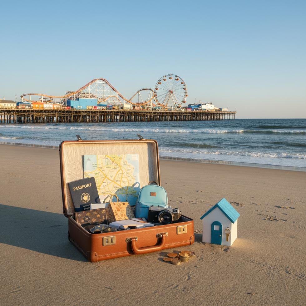 Morey's Piers eğlence parkında çalışma ortamı ve konaklama