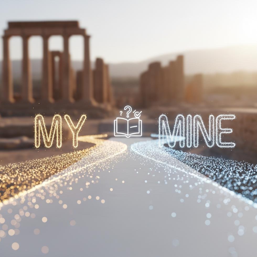 My ve Mine İngilizce Sahiplik Kullanımı Rehberi