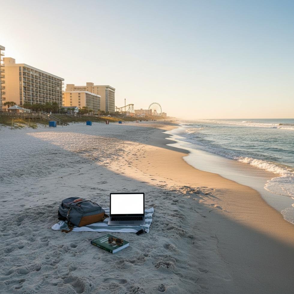 Myrtle Beach sahilinde güneşli bir Work and Travel sezonu