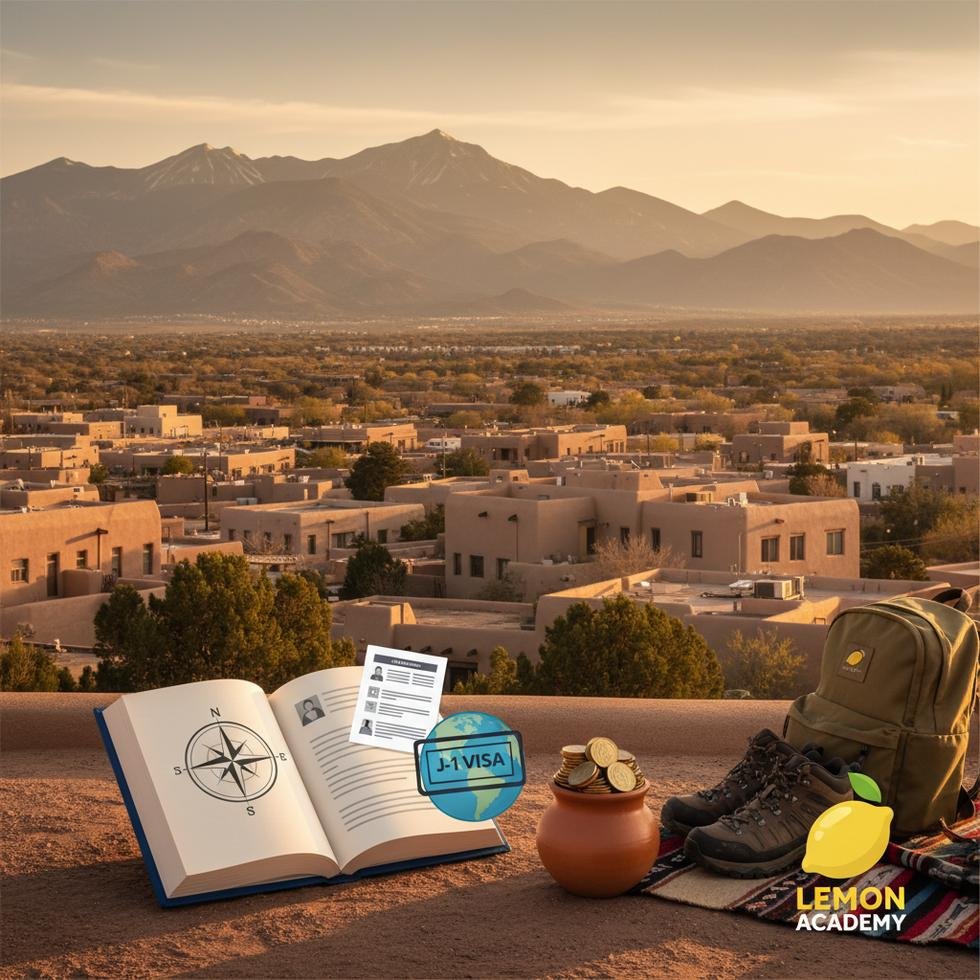 New Mexico eyaletinde Work and Travel programı kapsamında doğa ve şehir manzarası
