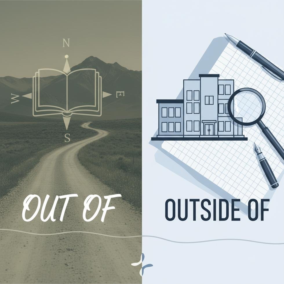 Out of ve outside ifadelerinin doğru kullanımı ile ilgili rehber