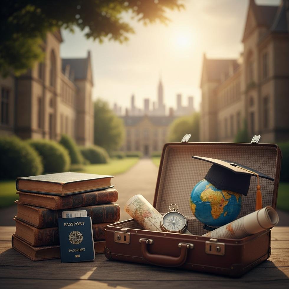 Özel sektör sponsorlu yurtdışı burslarla ilişkili eğitim ve kariyer konsepti