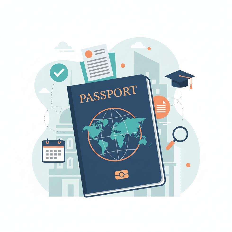 Pasaport ve vize evrakları ile başvuru süreci