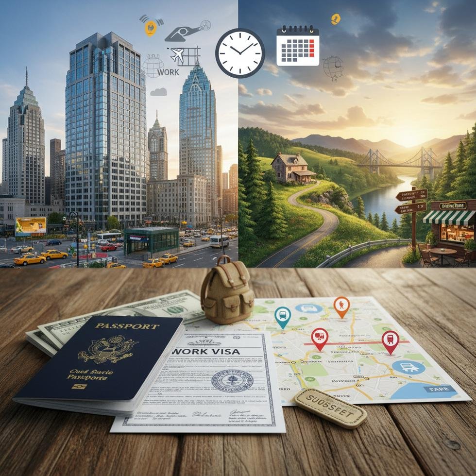 Pennsylvania eyaletinde Work and Travel programı kapsamında çalışan gençler