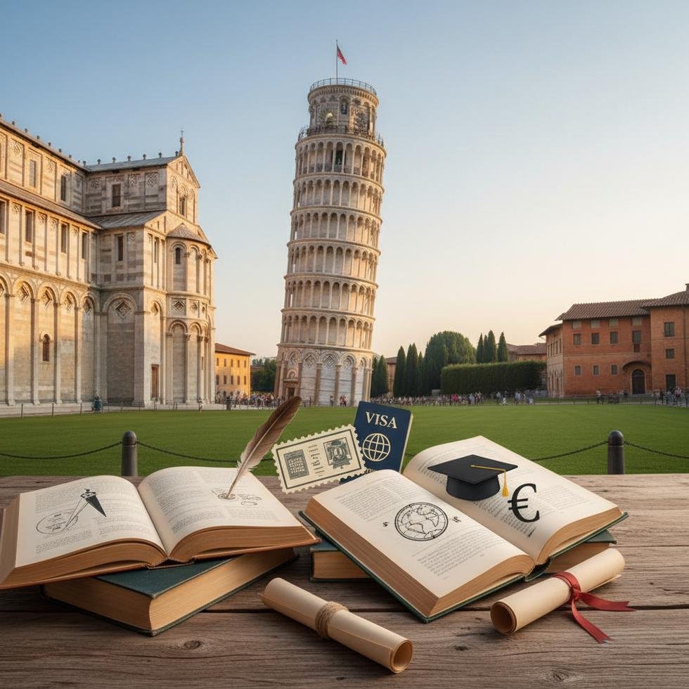 Pisa Üniversitesi tarihi kampüsü ve öğrenci hayatı