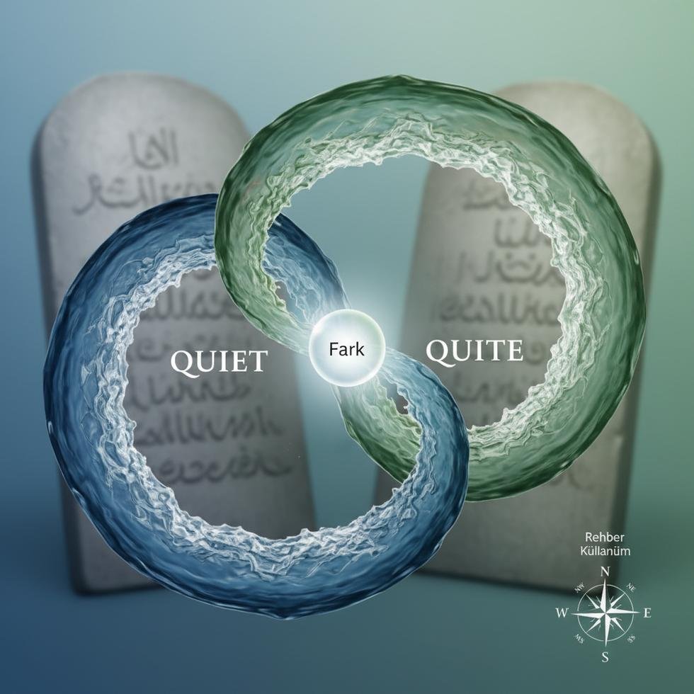 İngilizce quiet ve quite kelimeleri arasındaki farkları anlatan rehber