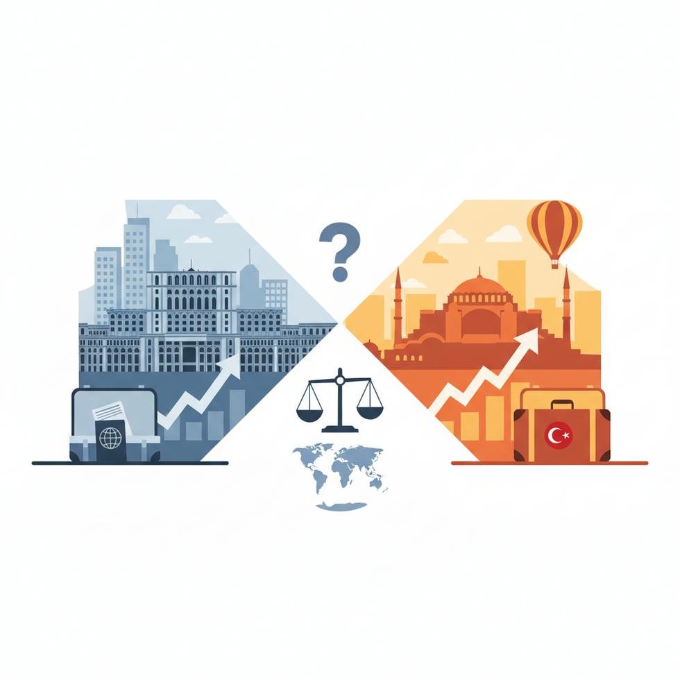 Romanya ve Türkiye ekonomik ve yaşam karşılaştırması görseli