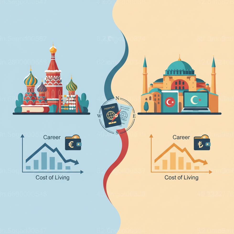 Rusya ve Türkiye’nin yaşam, eğitim ve kariyer alanlarındaki karşılaştırması