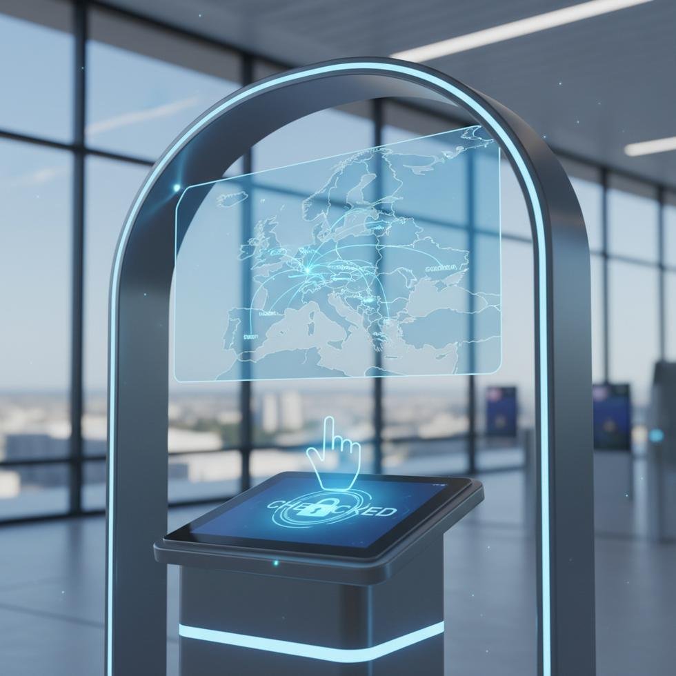 Avrupa sınırında dijital pasaport kontrol sistemi