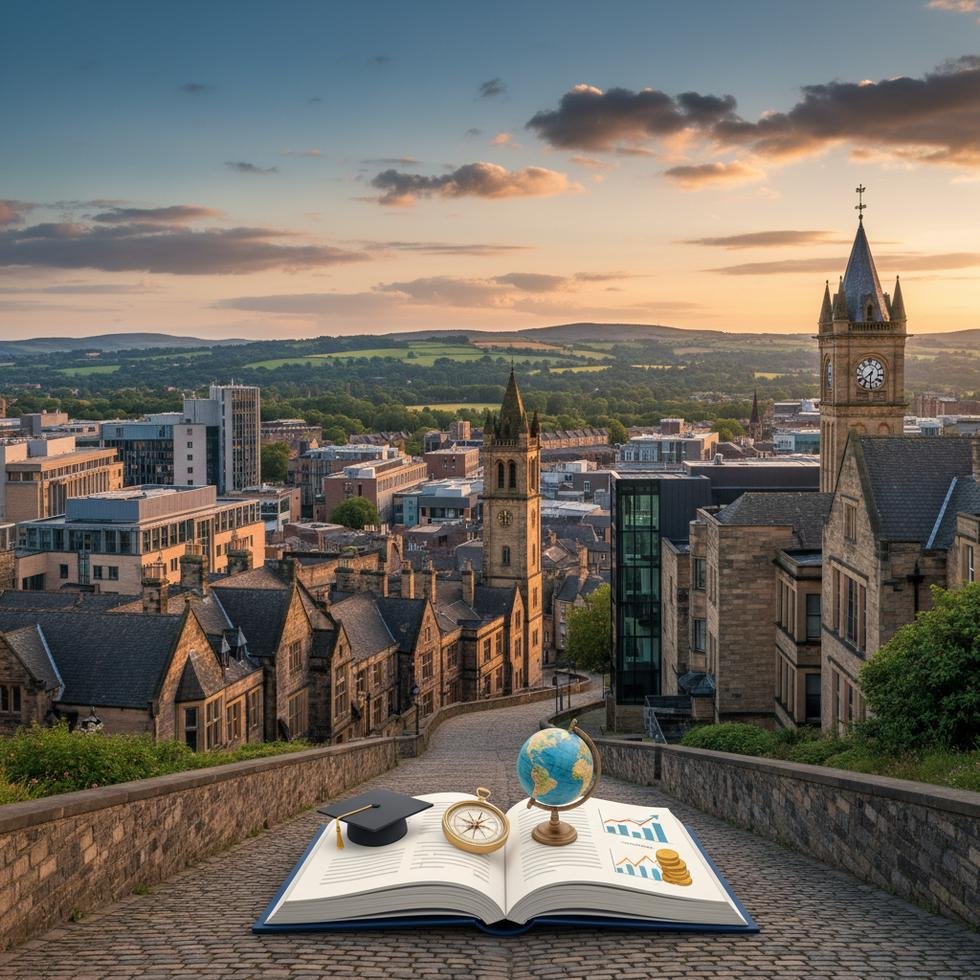 Sheffield’da üniversite kampüsü ve şehir yaşamı