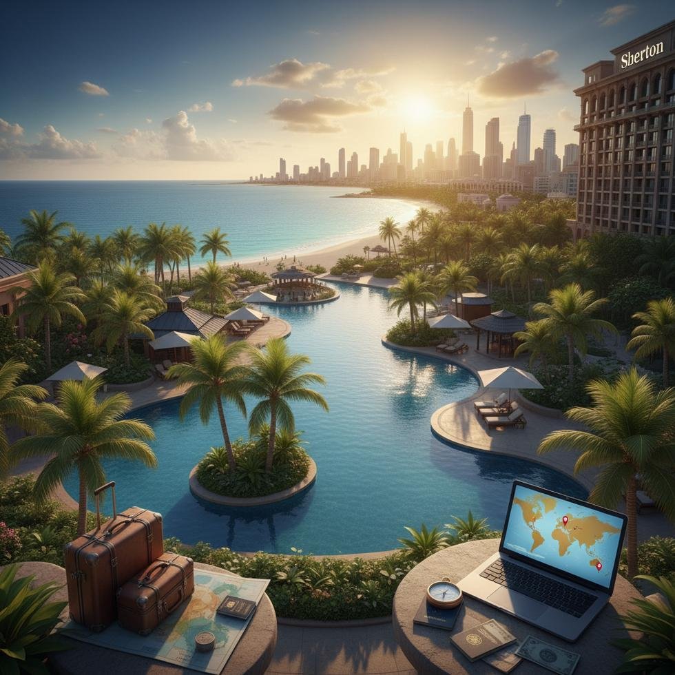 Sheraton Hotels ile Work and Travel programında çalışan öğrenci