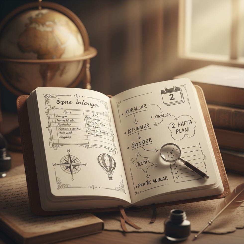 Subject-Verb Agreement konusu için eğitim materyali