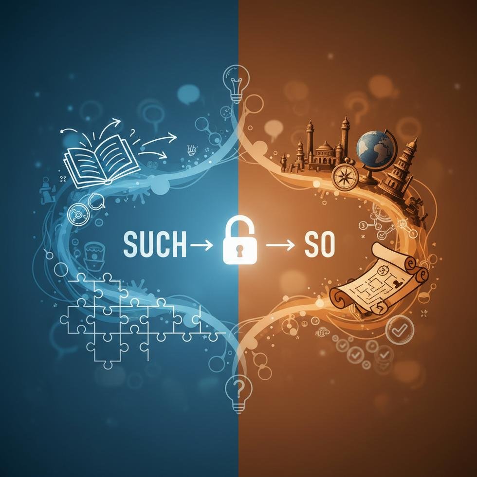 İngilizce 'such' ve 'so' kelimelerinin kullanım farkları