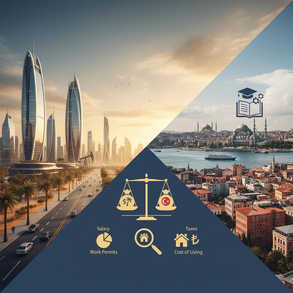 Suudi Arabistan ve Türkiye için kariyer ve yaşam rehberi görseli