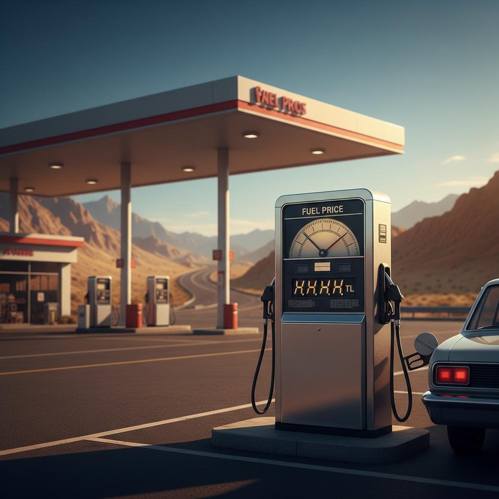 Benzin istasyonu fiyat tabelası