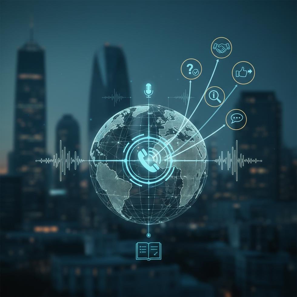 Telefon görüşmesi yapan profesyoneller