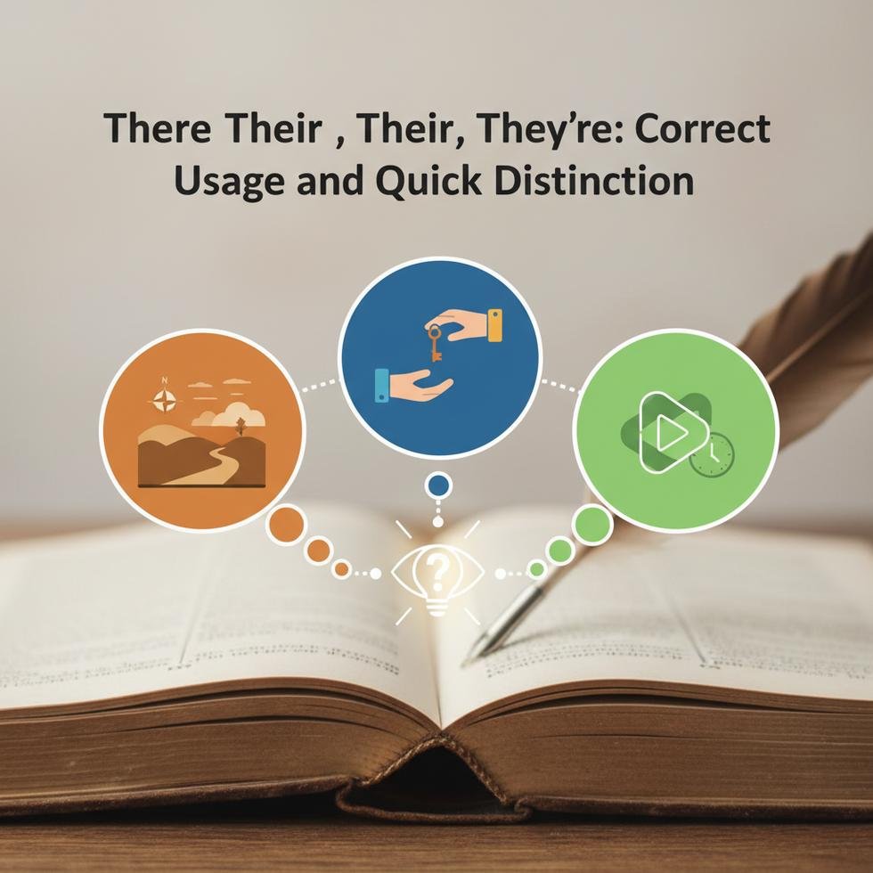 İngilizcede There, Their ve They’re kelimelerinin kullanımı