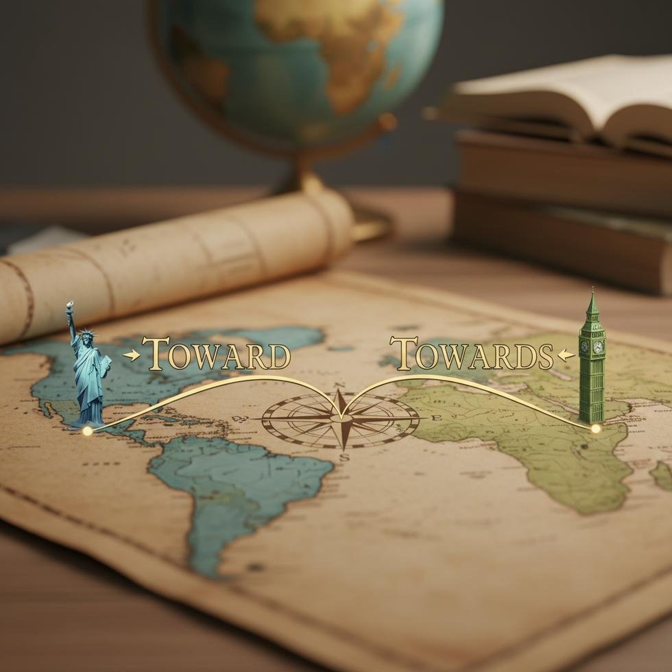 Toward ve towards kelimelerinin doğru kullanımı hakkında rehber