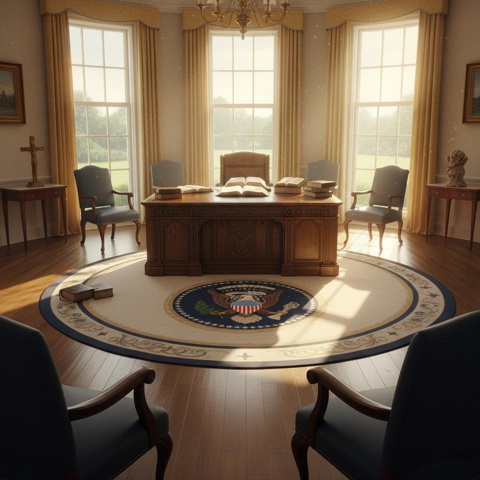 Trump'a dua eden Evangelist din insanları