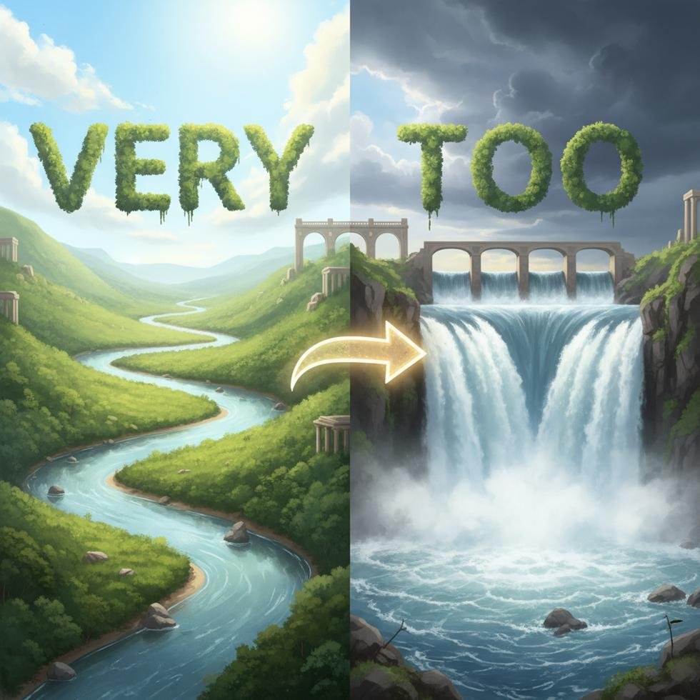 Very ve too İngilizce kullanım farkları