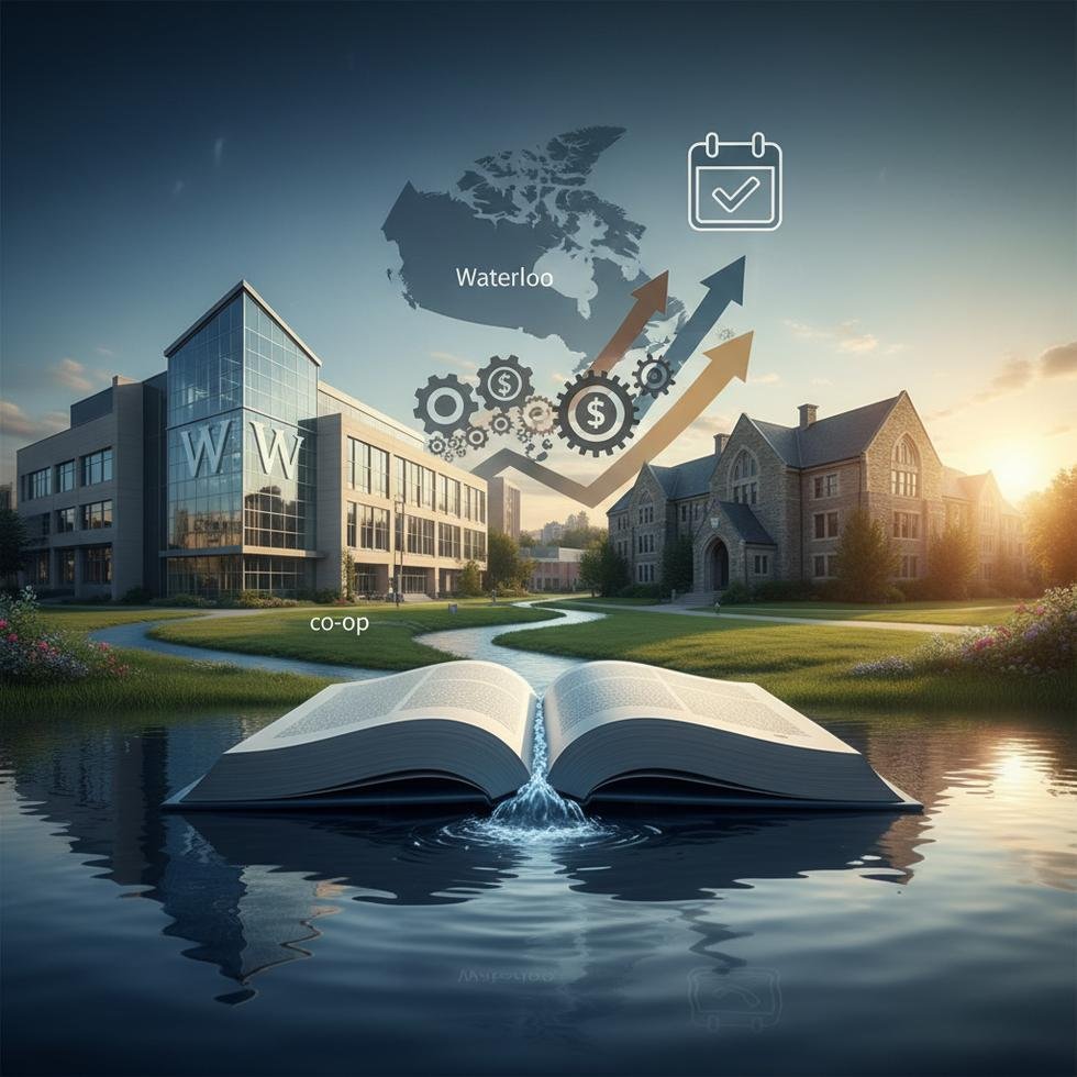 University of Waterloo ve Wilfrid Laurier University kampüsleri