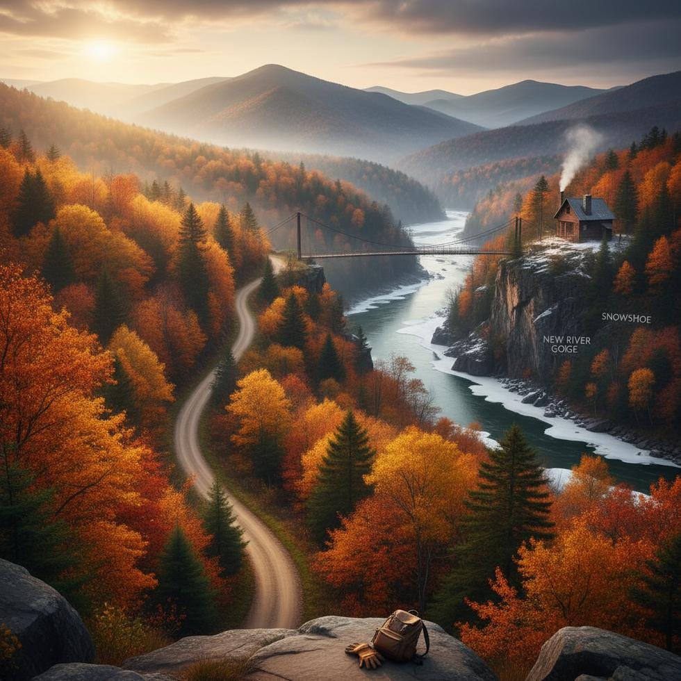 West Virginia eyaletinde Work and Travel için doğal ve iş ortamı görüntüsü