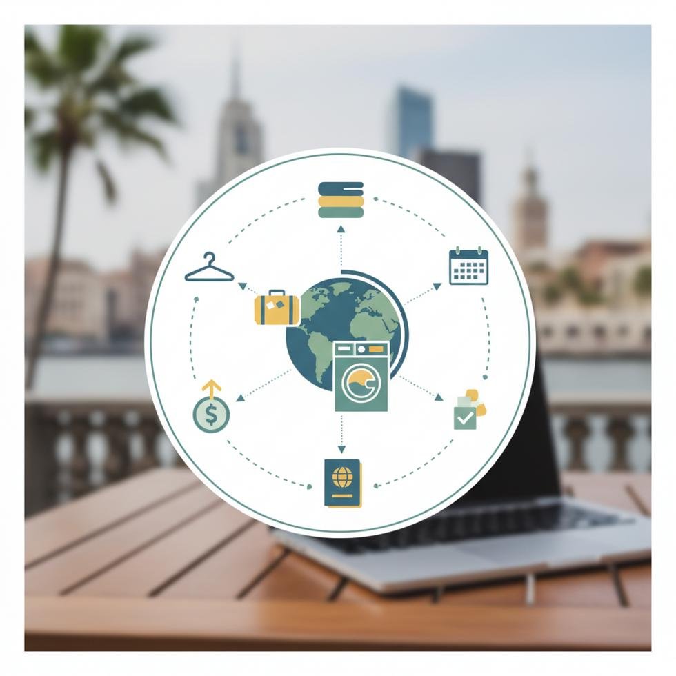 Work and Travel programında çamaşırhane elemanı çalışanı görev başında