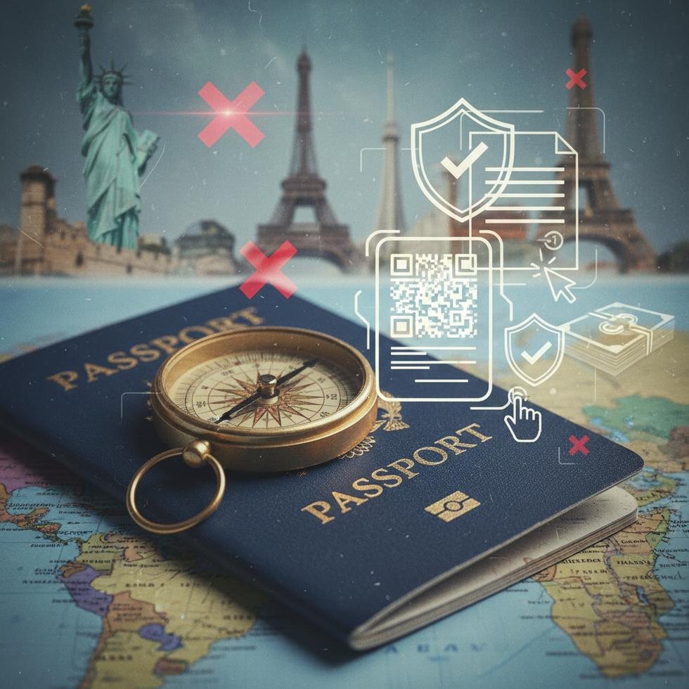 Work and Travel başvurusunda dolandırıcılığı önlemeye yönelik rehber görseli